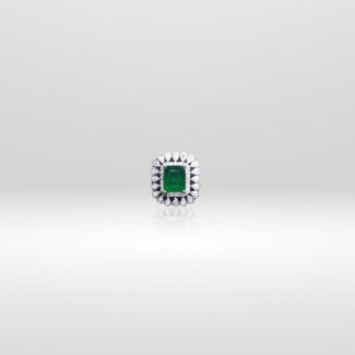 Stylish Green Bollywood AD Studded Ring For Women